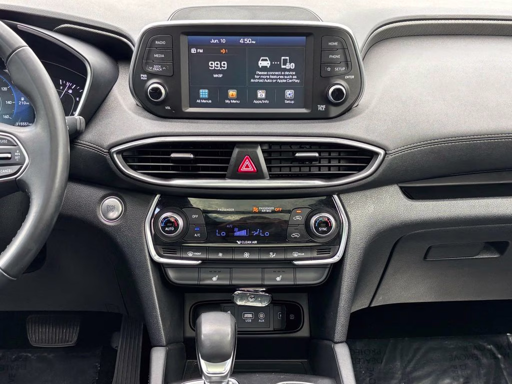 2020 Quartz White Hyundai Santa Fe SEL AWD SUV
