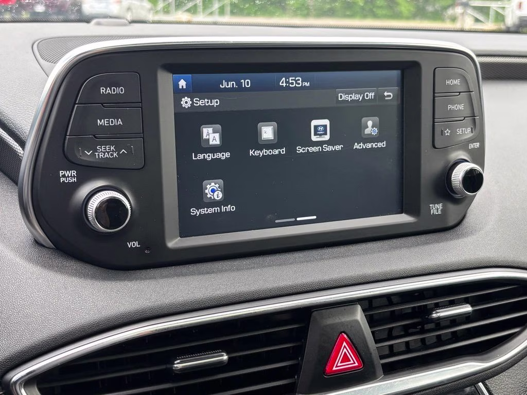 2020 Quartz White Hyundai Santa Fe SEL AWD SUV