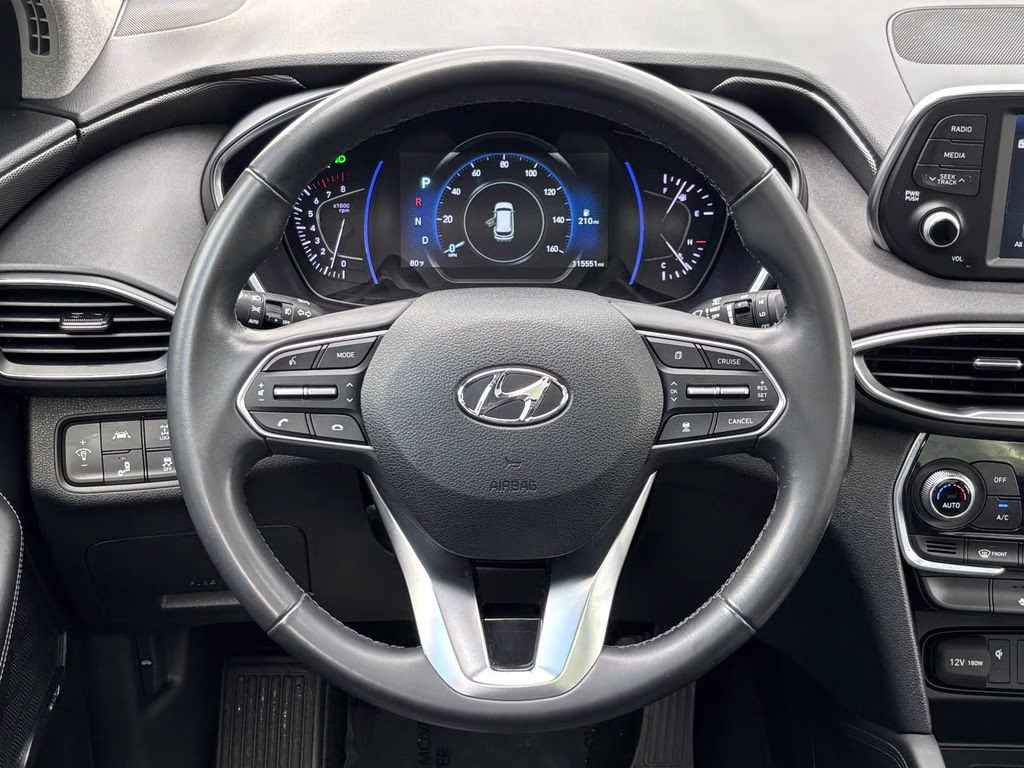 2020 Quartz White Hyundai Santa Fe SEL AWD SUV