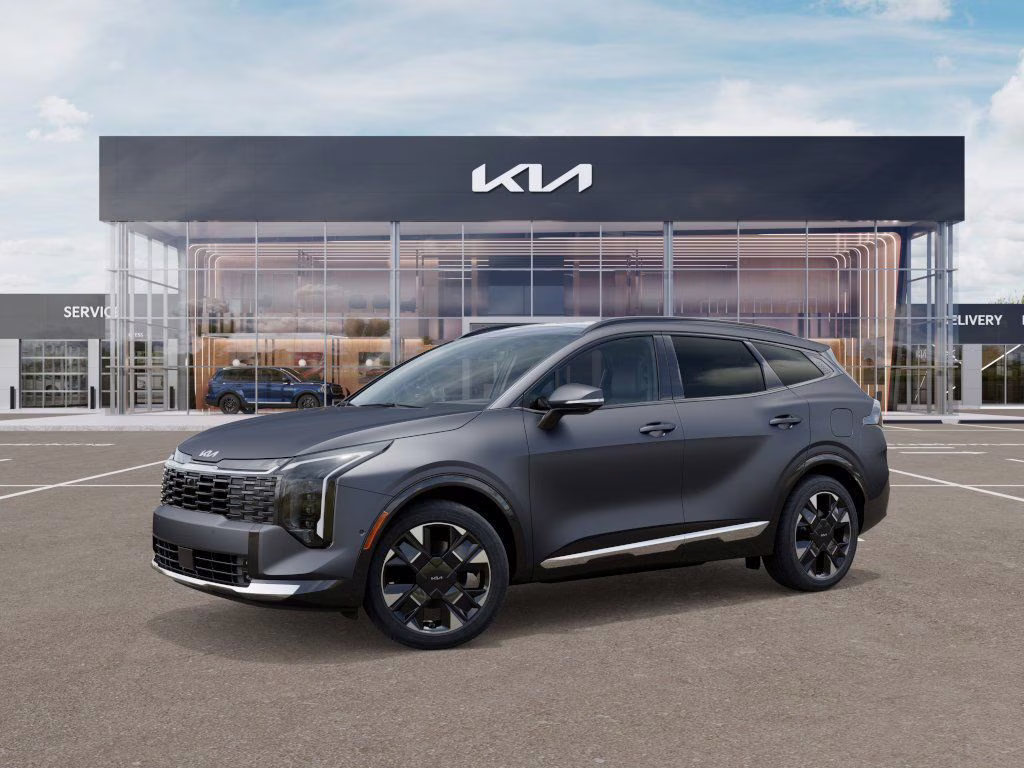 2026 Shadow Matte Gray Kia Sportage Hybrid SX-Prestige AWD SUV