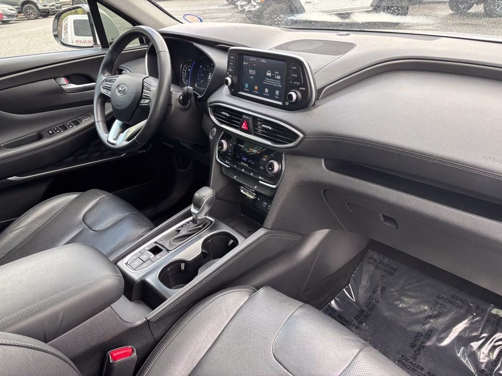 2020 Quartz White Hyundai Santa Fe SEL AWD SUV