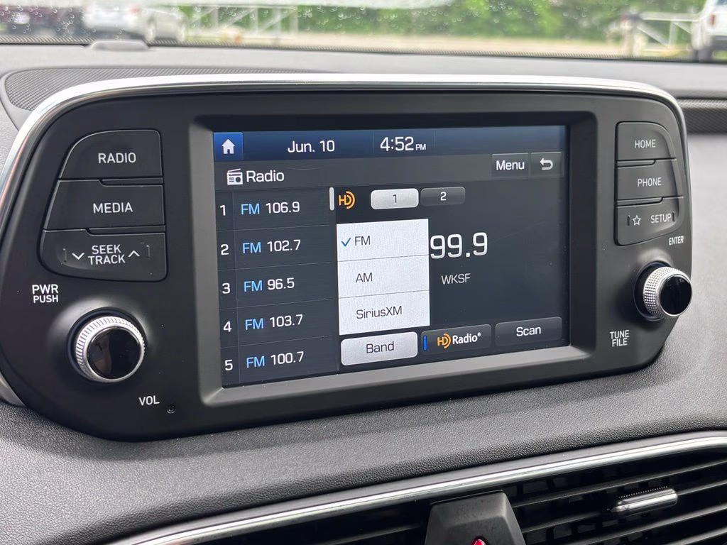 2020 Quartz White Hyundai Santa Fe SEL AWD SUV