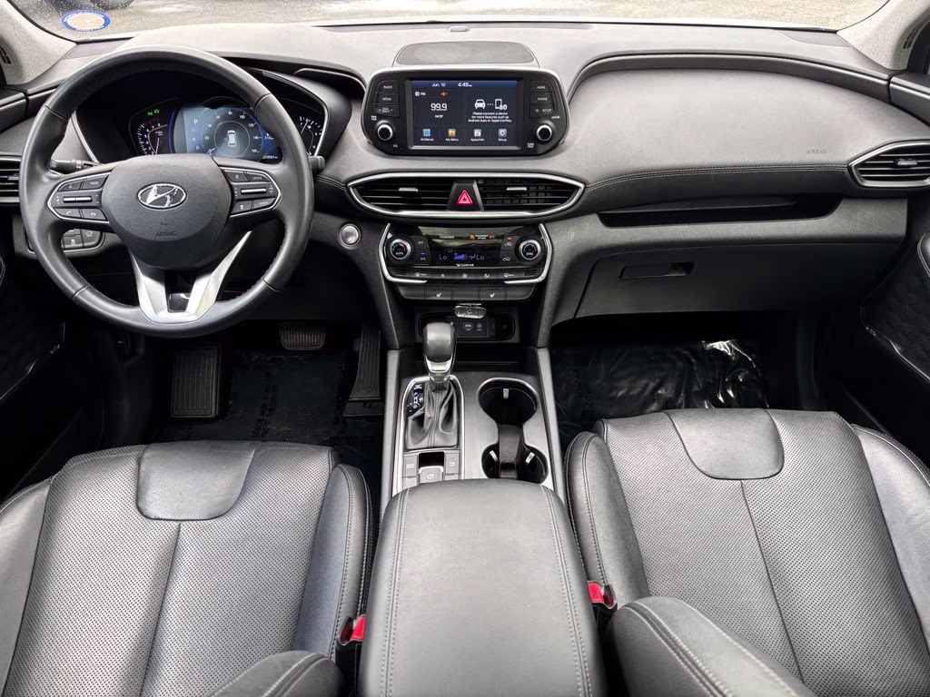 2020 Quartz White Hyundai Santa Fe SEL AWD SUV