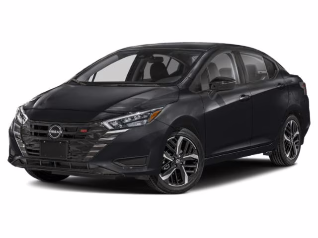 2025 Super Black Metallic Nissan Versa 1.6 SR FWD Sedan