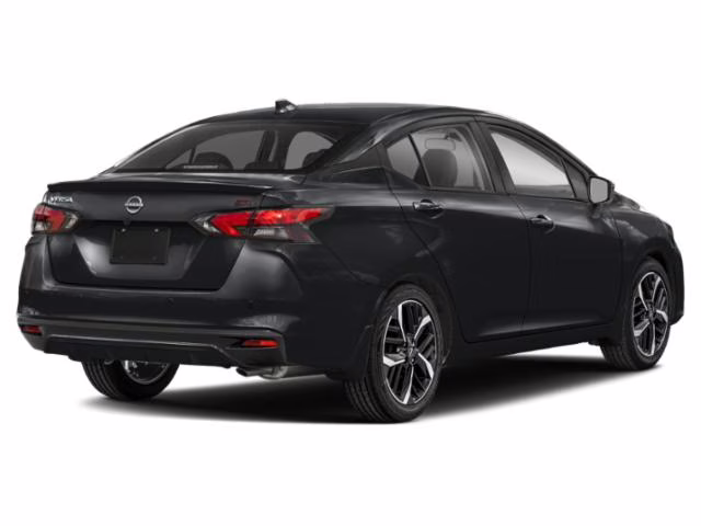 2025 Super Black Metallic Nissan Versa 1.6 SR FWD Sedan