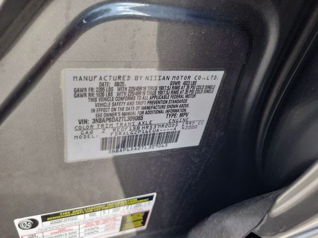 2026 Gun Metallic/Super Black Nissan Kicks SR FWD SUV