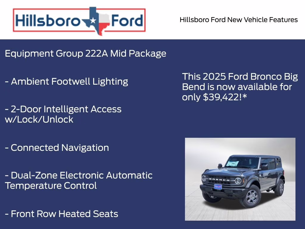 2025 Carbonized Gray Metallic Ford Bronco Big Bend 4X4 SUV