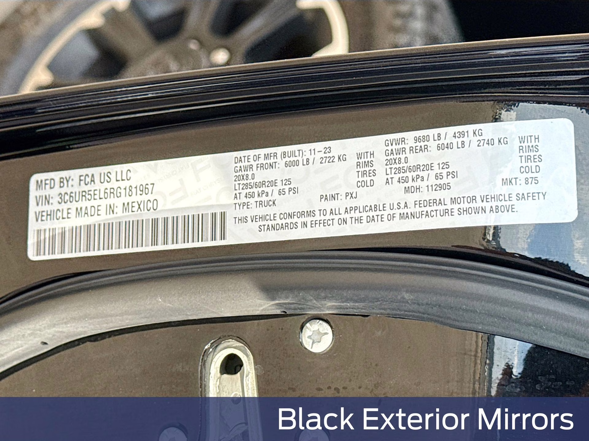 2024 Diamond Black Crystal Pearlcoat Ram 2500 Rebel 4X4 Truck