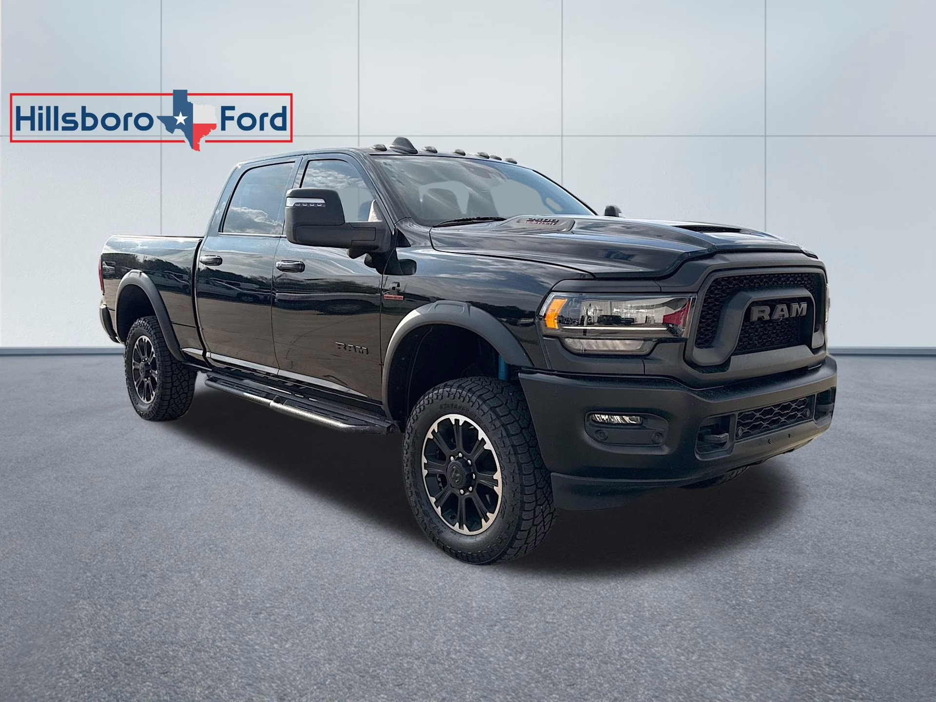 2024 Diamond Black Crystal Pearlcoat Ram 2500 Rebel 4X4 Truck