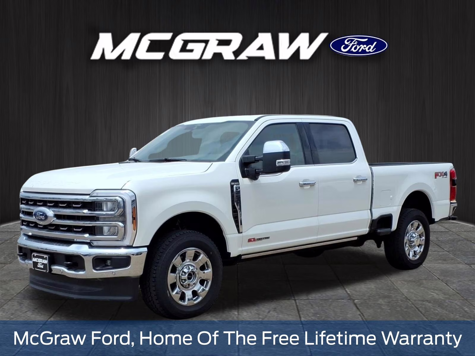 2025 White Metallic Ford Super Duty F-250 SRW King Ranch 4X4 Truck
