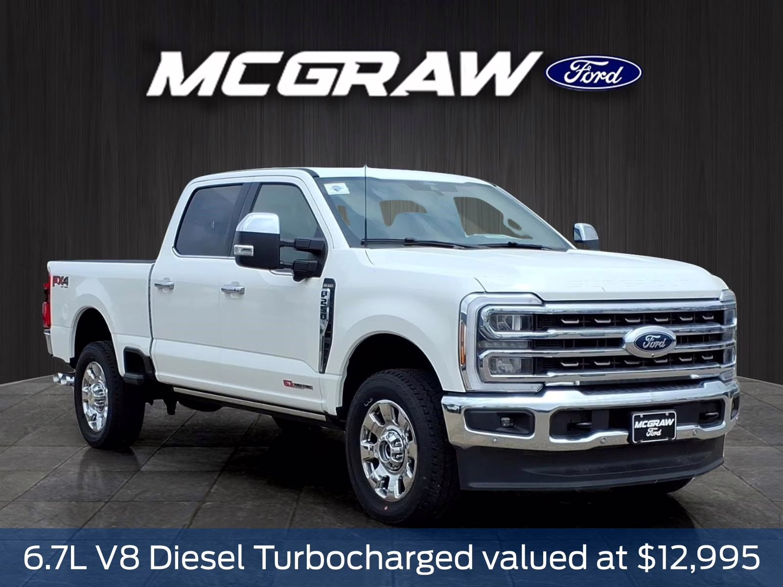 2025 White Metallic Ford Super Duty F-250 SRW King Ranch 4X4 Truck