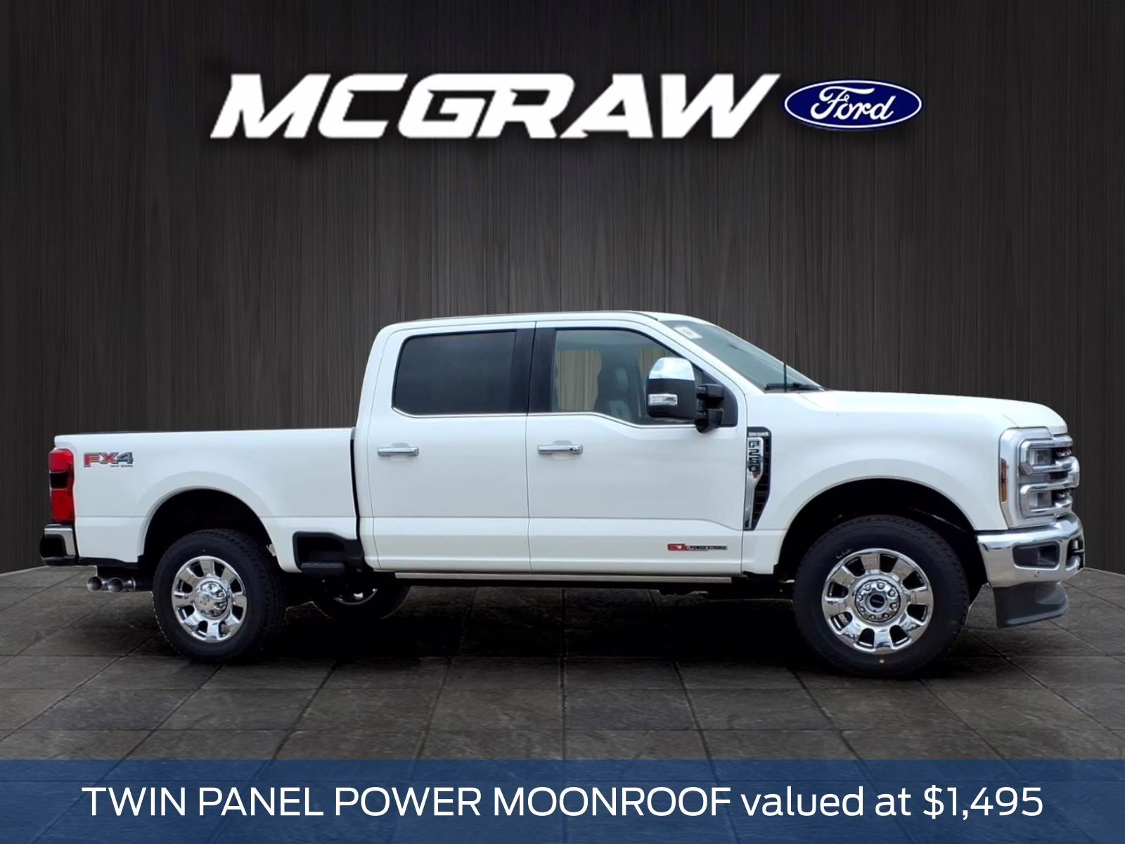 2025 White Metallic Ford Super Duty F-250 SRW King Ranch 4X4 Truck
