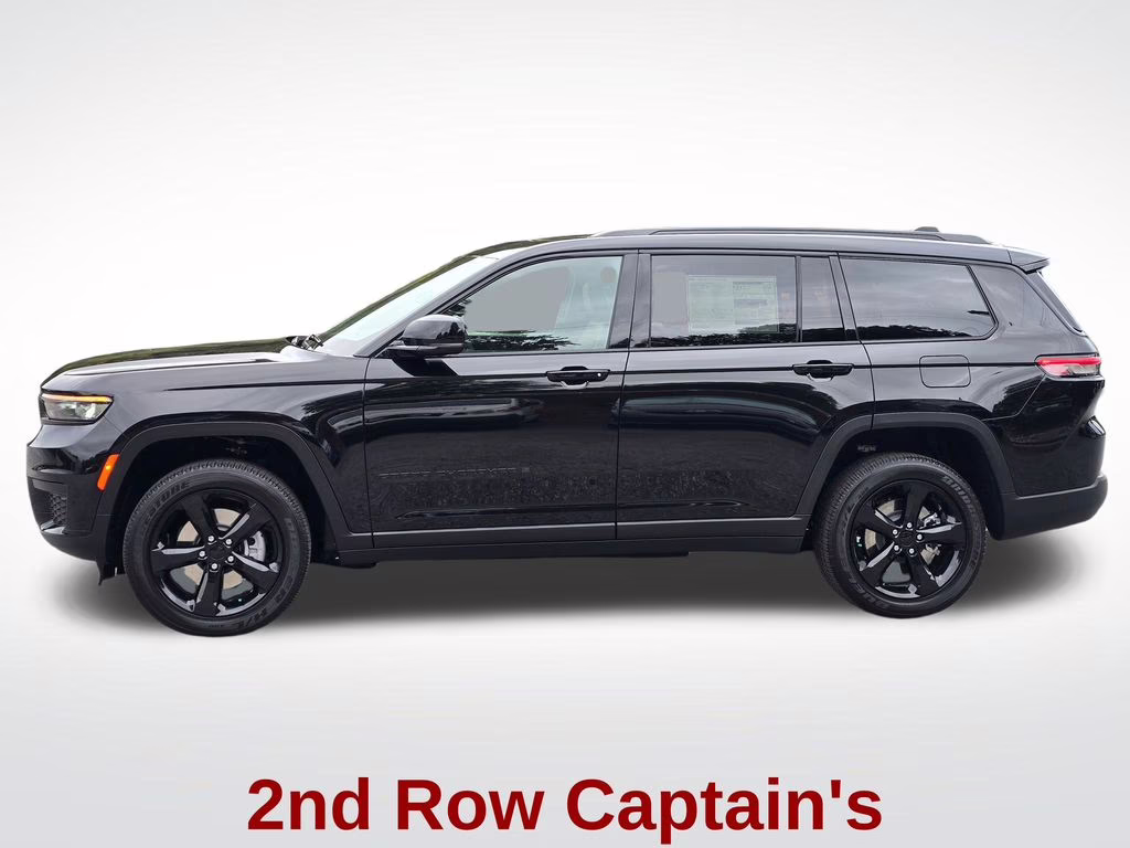 2025 Diamond Black Crystal Pearlcoat Jeep Grand Cherokee L Altitude X 4X4 SUV