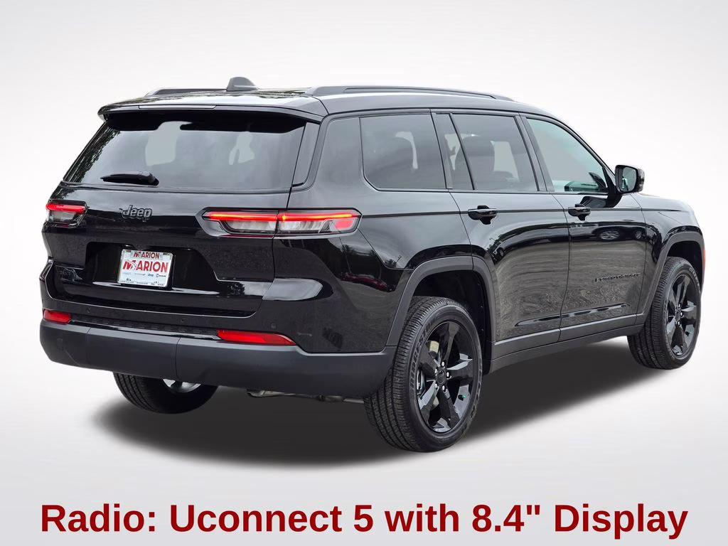2025 Diamond Black Crystal Pearlcoat Jeep Grand Cherokee L Altitude X 4X4 SUV