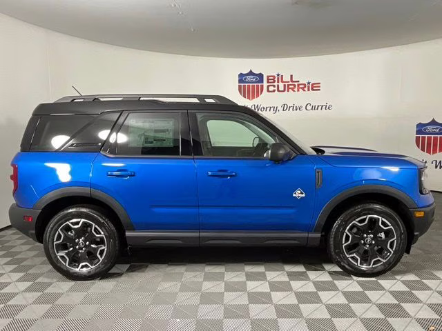 2025 Blue Metallic Ford Bronco Sport Outer Banks 4X4 SUV