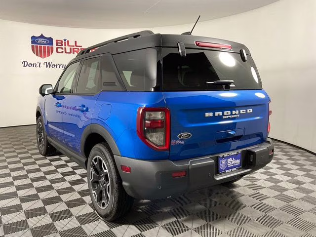 2025 Blue Metallic Ford Bronco Sport Outer Banks 4X4 SUV