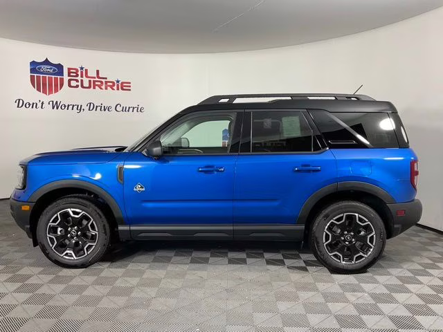 2025 Blue Metallic Ford Bronco Sport Outer Banks 4X4 SUV