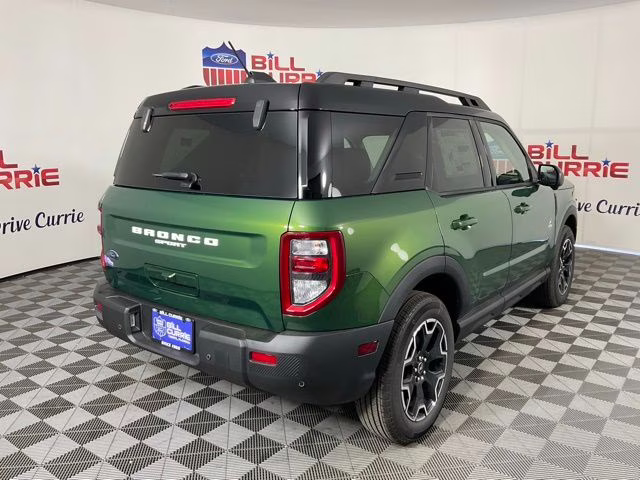 2025 Green Metallic Ford Bronco Sport Outer Banks 4X4 SUV