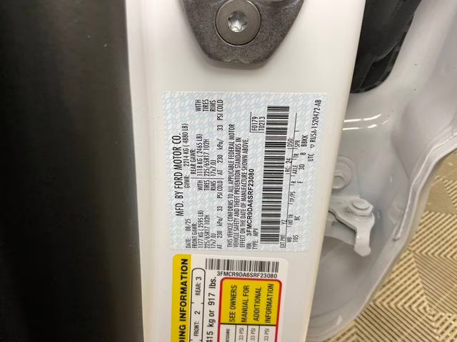 2025 Oxford White Ford Bronco Sport Badlands 4X4 SUV