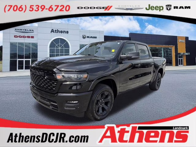 2026 Diamond Black Crystal Pearlcoat Ram 1500 Big Horn 4X4 Truck