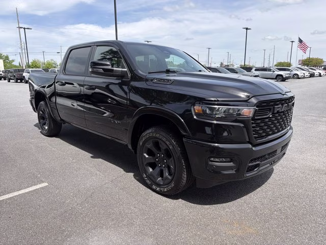 2026 Diamond Black Crystal Pearlcoat Ram 1500 Big Horn 4X4 Truck