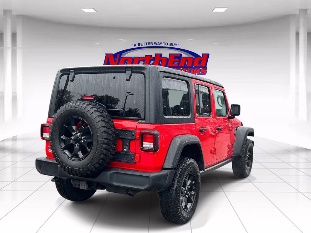 2022 Firecracker Red Clearcoat Jeep Wrangler Unlimited Willys 4X4 SUV