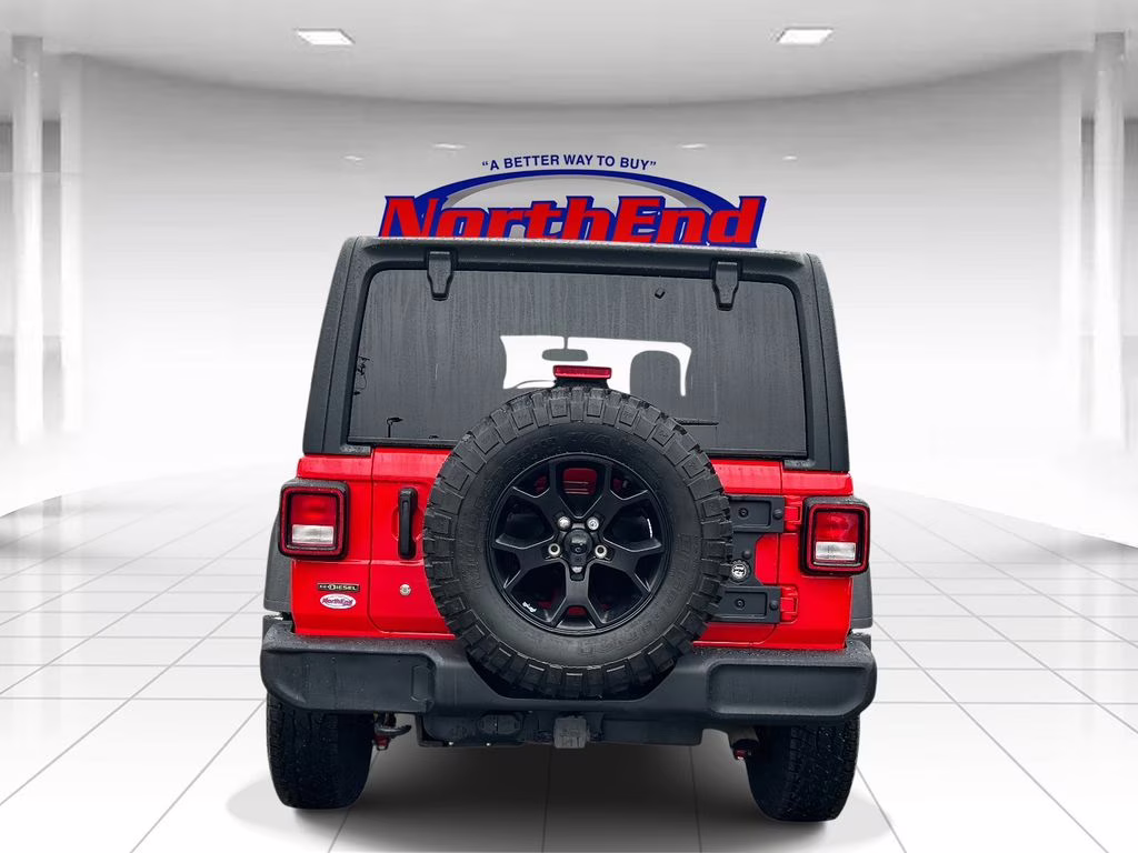 2022 Firecracker Red Clearcoat Jeep Wrangler Unlimited Willys 4X4 SUV