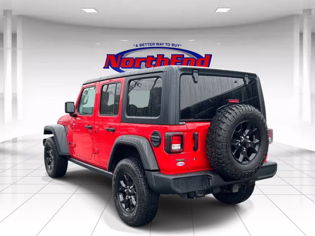 2022 Firecracker Red Clearcoat Jeep Wrangler Unlimited Willys 4X4 SUV