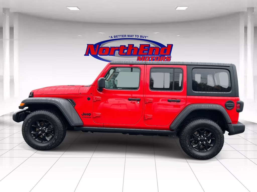 2022 Firecracker Red Clearcoat Jeep Wrangler Unlimited Willys 4X4 SUV
