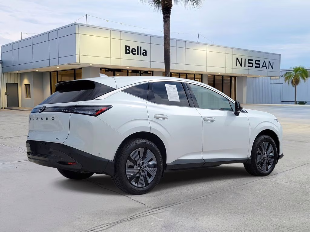2025 Everest White Pearl Tricoat Nissan Murano SL AWD SUV