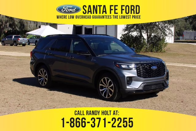 2025 Gray Ford Explorer ST-Line RWD SUV