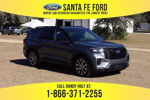 2025 Gray Ford Explorer ST-Line RWD SUV
