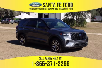 2025 Gray Ford Explorer ST-Line RWD SUV
