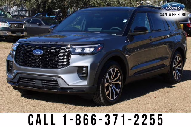 2025 Gray Ford Explorer ST-Line RWD SUV
