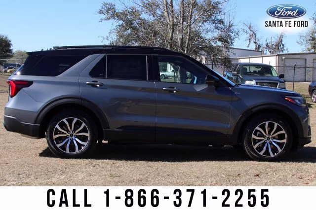 2025 Gray Ford Explorer ST-Line RWD SUV