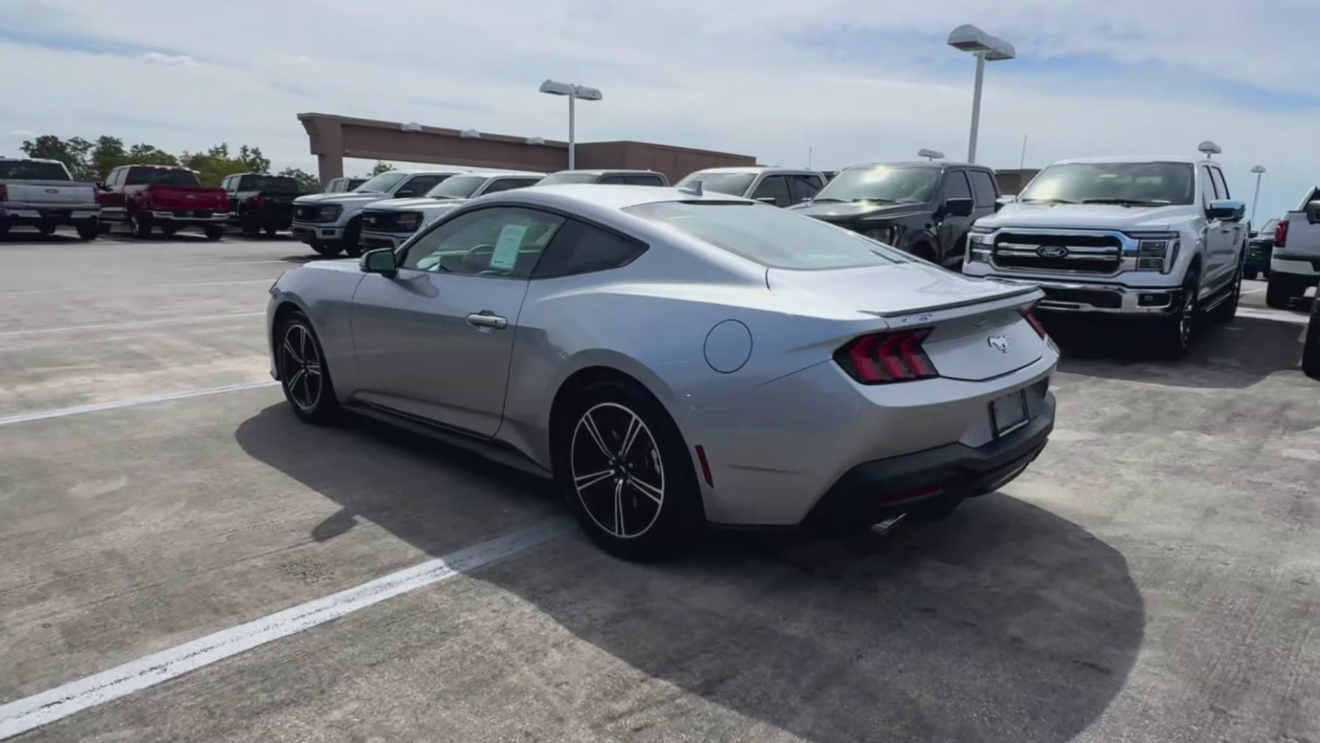 2025 Iconic Silver Metallic Ford Mustang EcoBoost Premium RWD Coupe