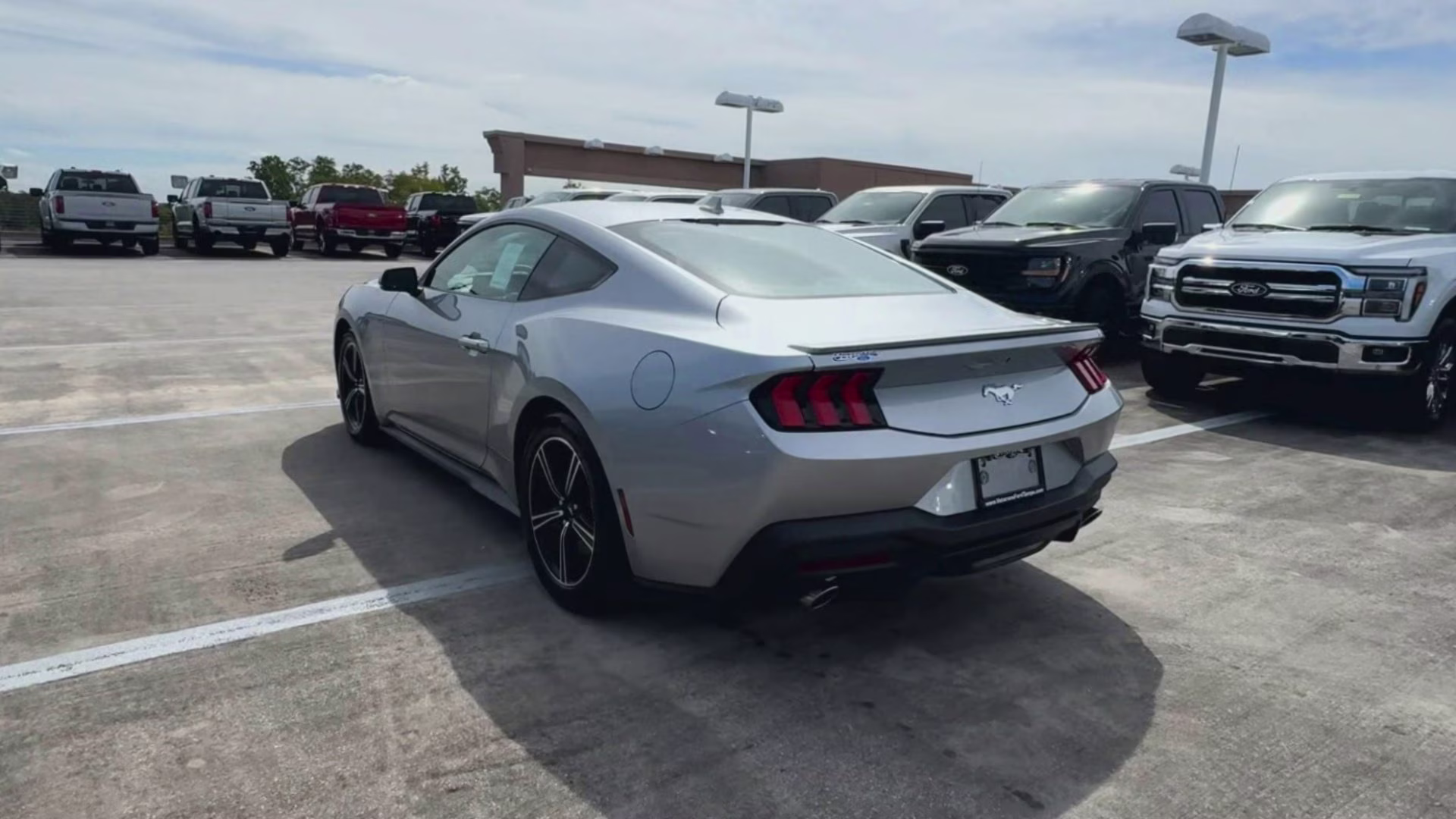2025 Iconic Silver Metallic Ford Mustang EcoBoost Premium RWD Coupe
