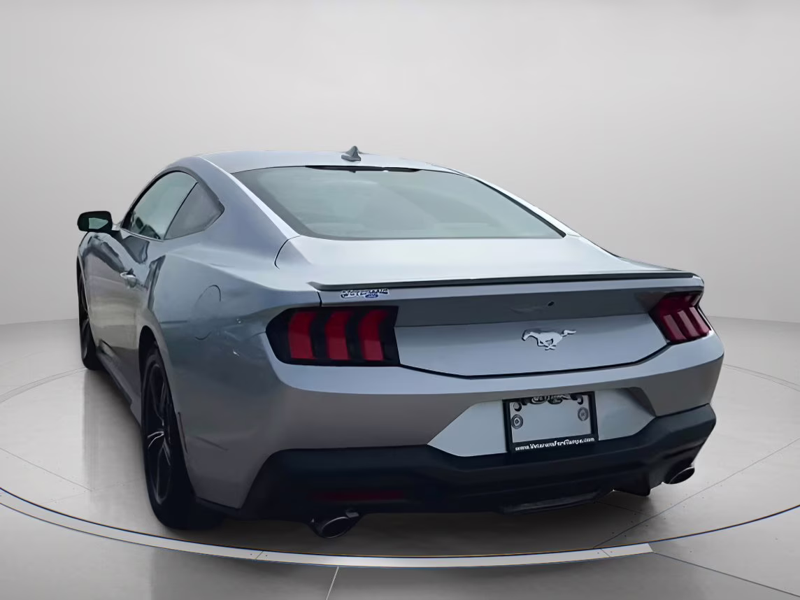 2025 Iconic Silver Metallic Ford Mustang EcoBoost Premium RWD Coupe