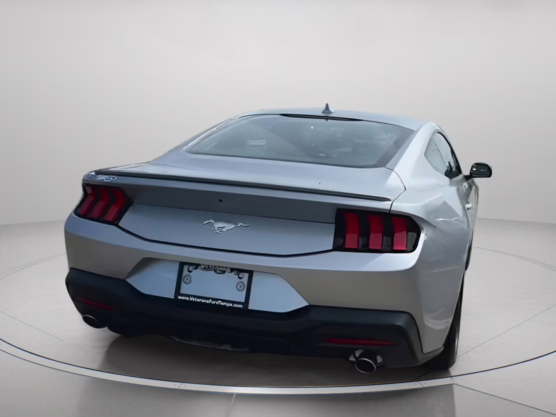 2025 Iconic Silver Metallic Ford Mustang EcoBoost Premium RWD Coupe