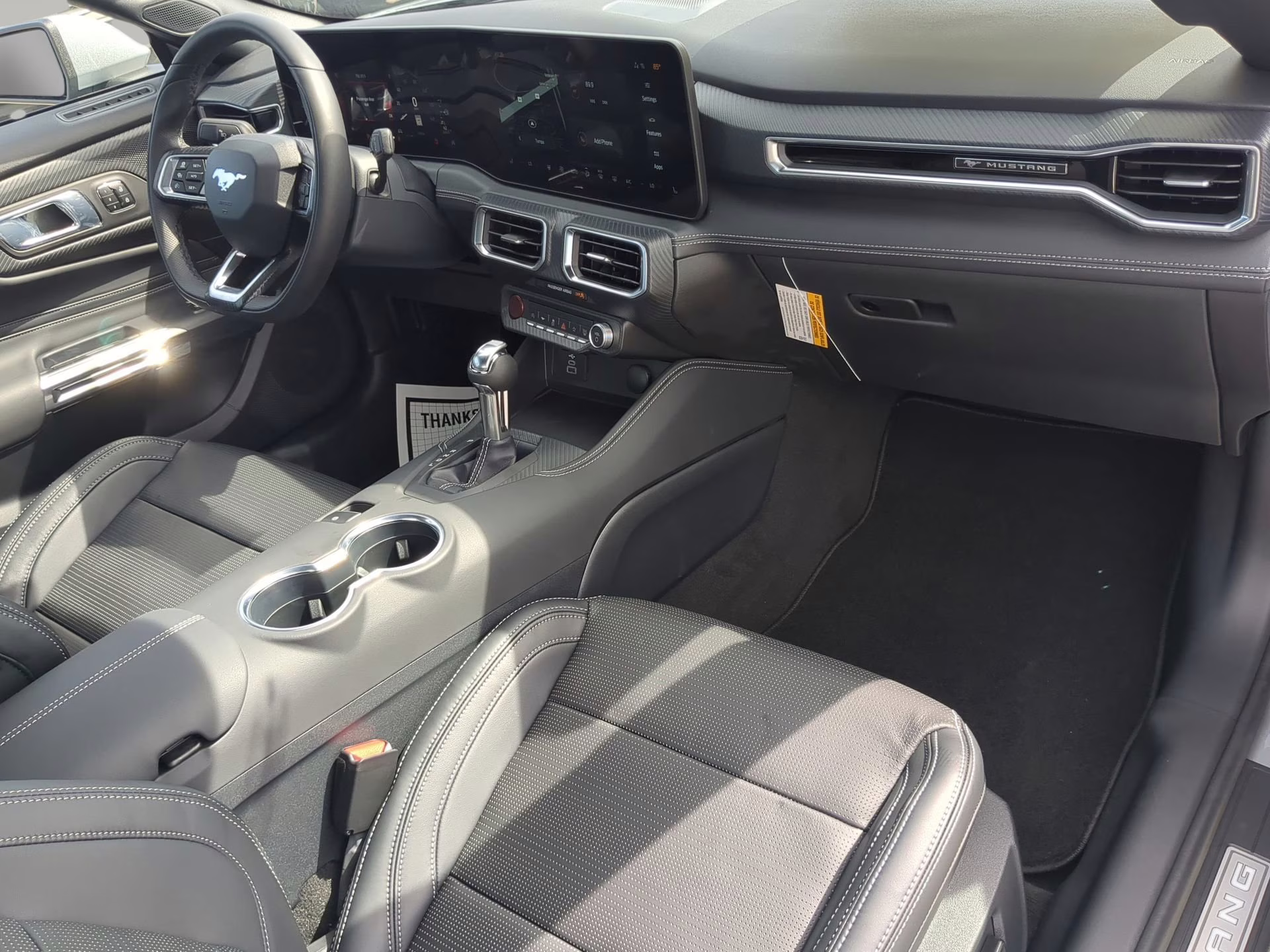 2025 Iconic Silver Metallic Ford Mustang EcoBoost Premium RWD Coupe