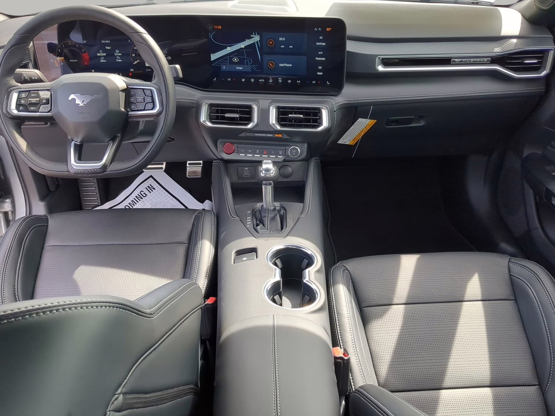 2025 Iconic Silver Metallic Ford Mustang EcoBoost Premium RWD Coupe