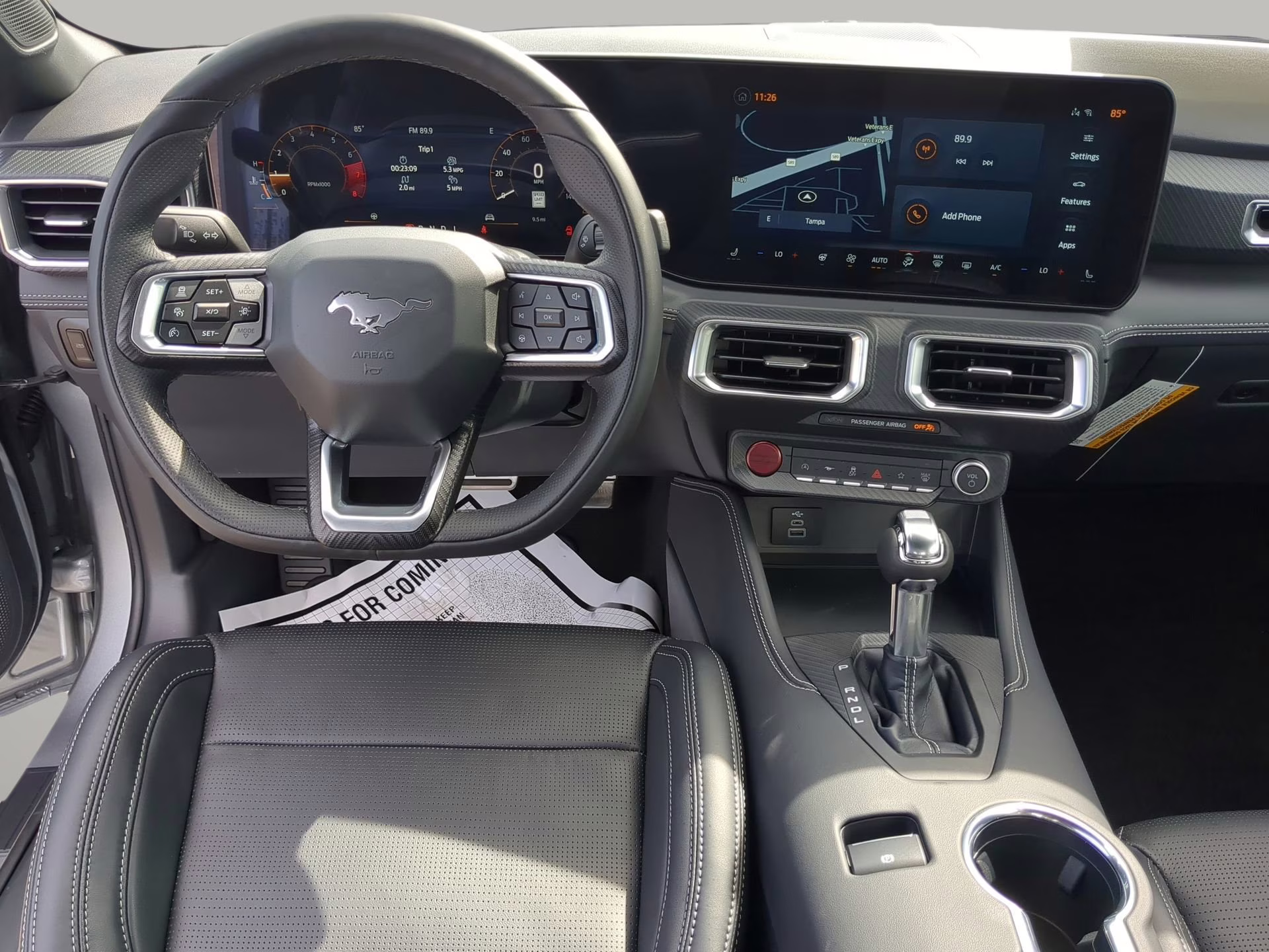 2025 Iconic Silver Metallic Ford Mustang EcoBoost Premium RWD Coupe