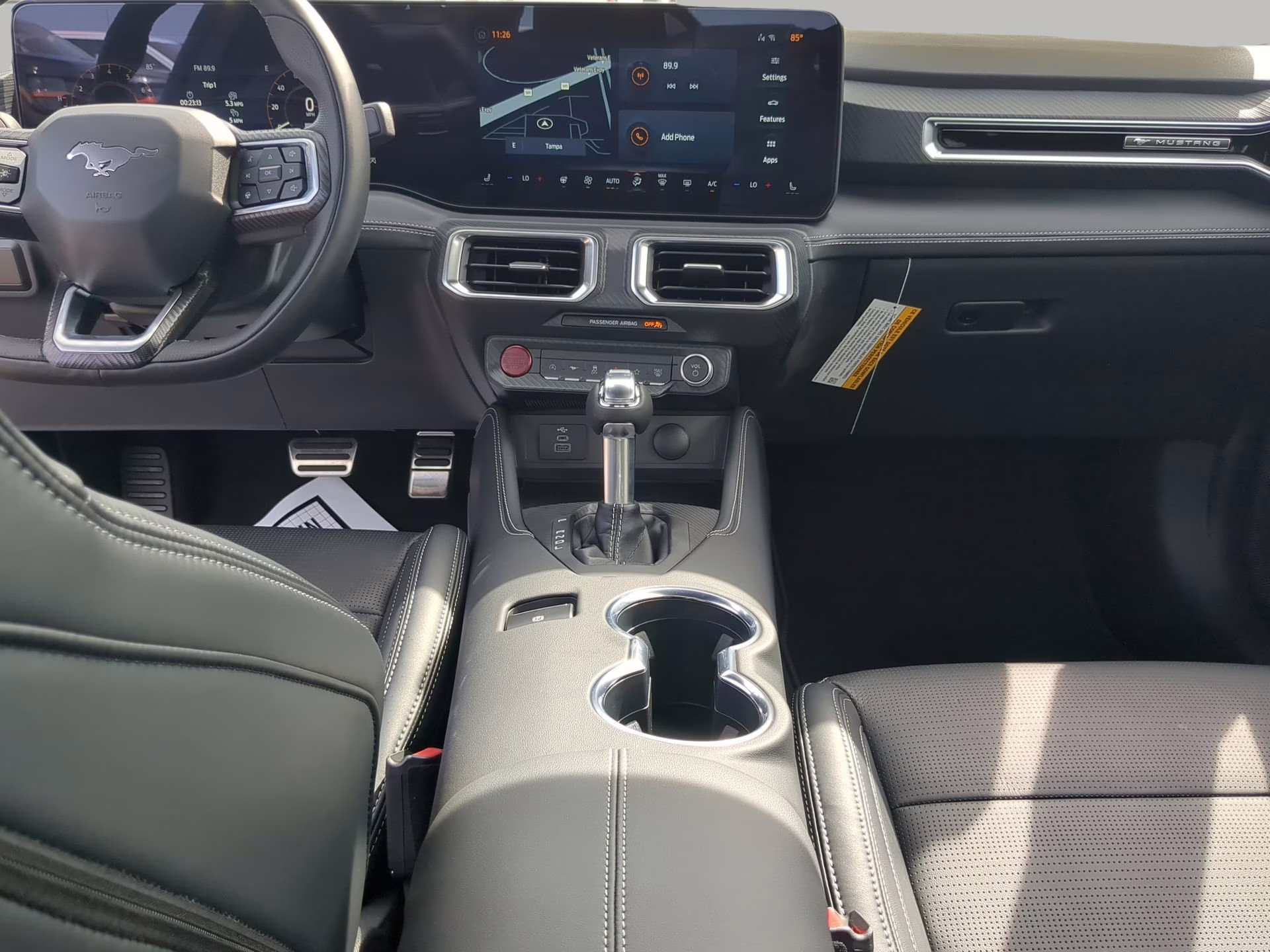 2025 Iconic Silver Metallic Ford Mustang EcoBoost Premium RWD Coupe