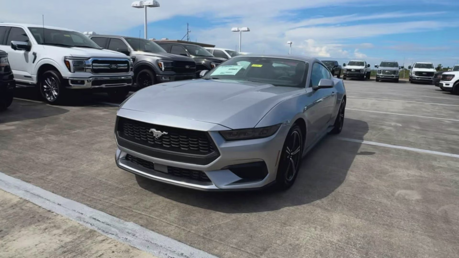 2025 Iconic Silver Metallic Ford Mustang EcoBoost Premium RWD Coupe