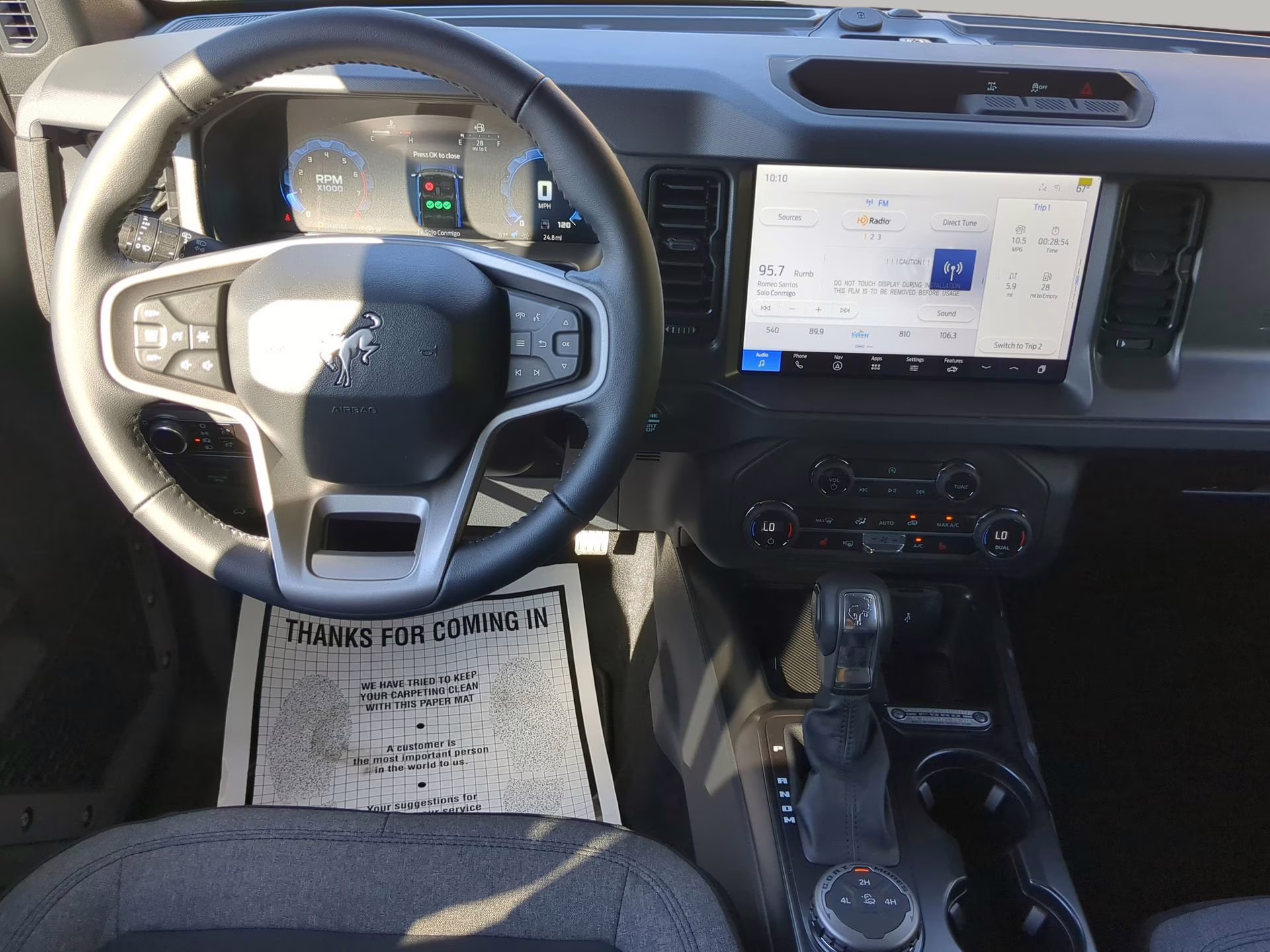 2025 Carbonized Gray Metallic Ford Bronco Big Bend 4X4 Convertible