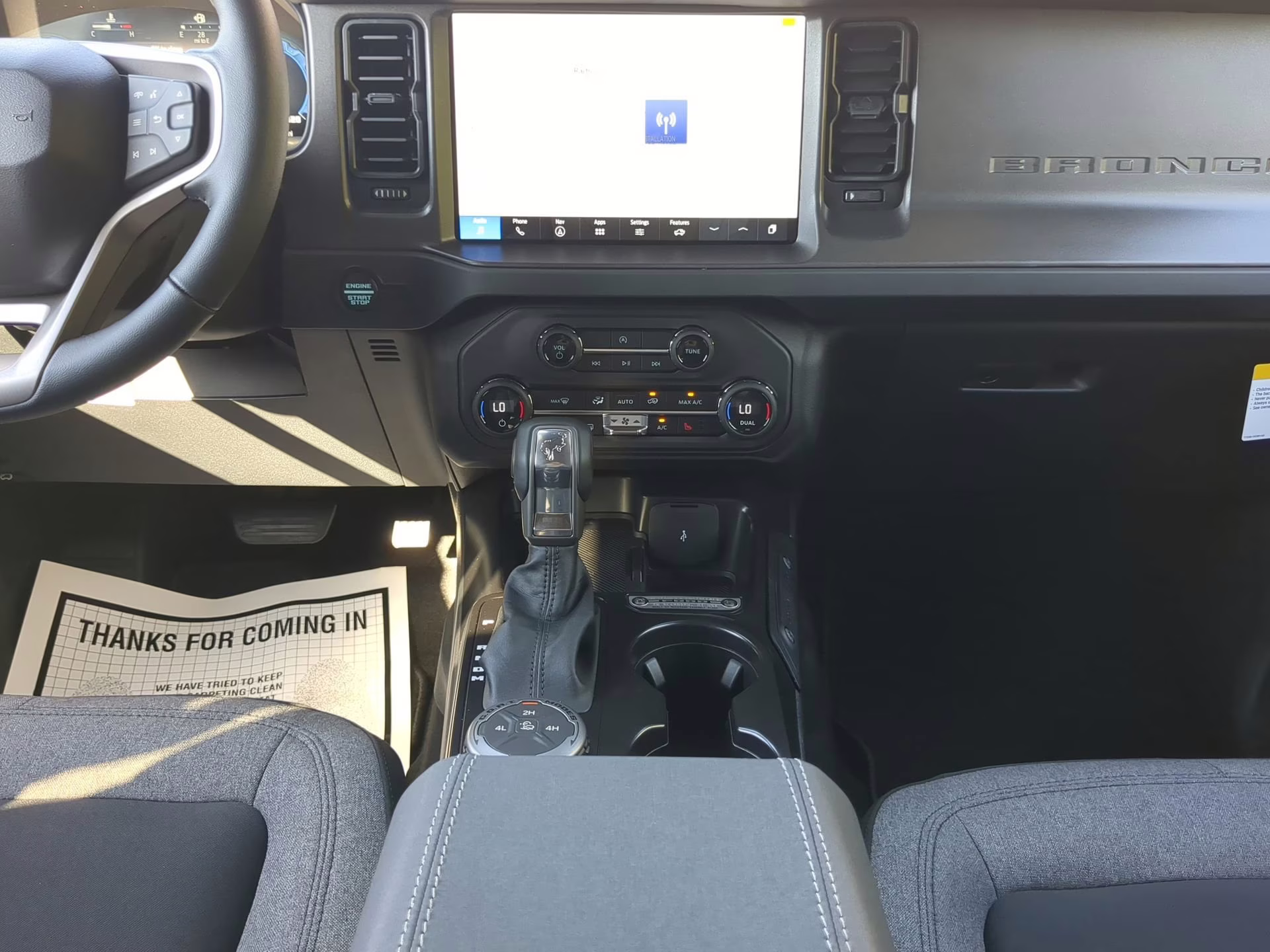 2025 Carbonized Gray Metallic Ford Bronco Big Bend 4X4 Convertible