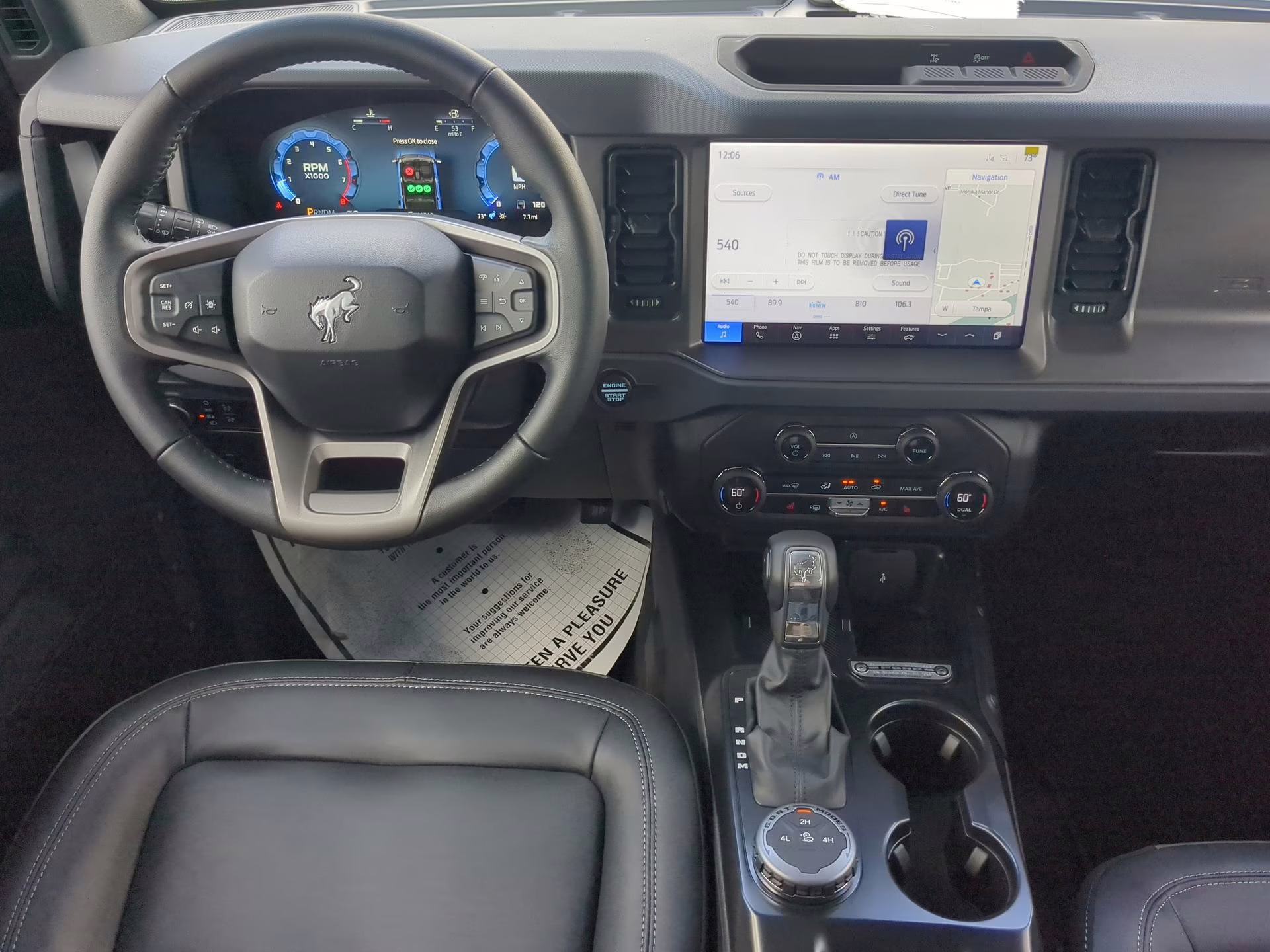 2025 Velocity Blue Metallic Ford Bronco Big Bend 4X4 Convertible