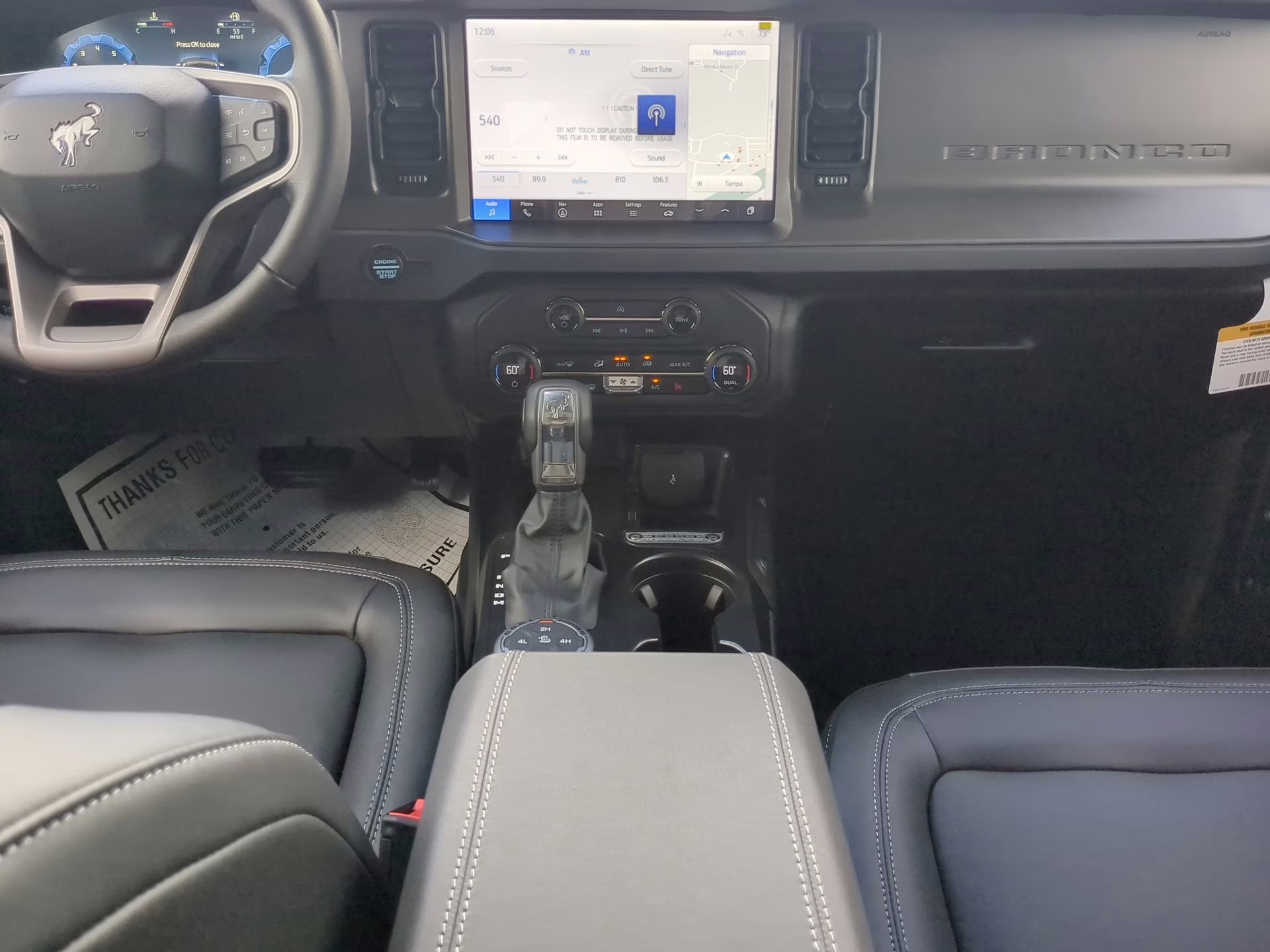 2025 Velocity Blue Metallic Ford Bronco Big Bend 4X4 Convertible