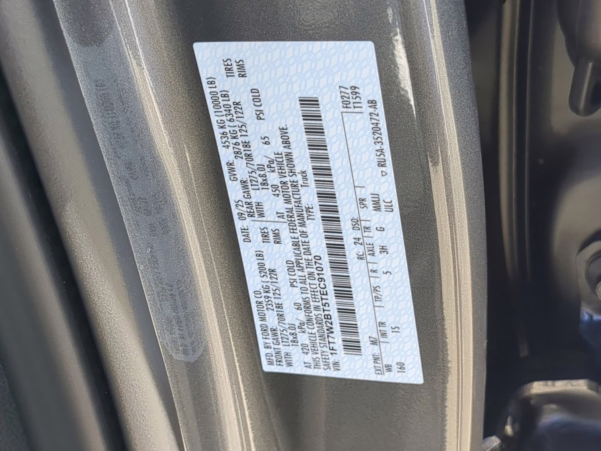 2026 Carbonized Gray Metallic Ford Super Duty F-250 SRW XL Crew Cab Pickup 4X4 Truck