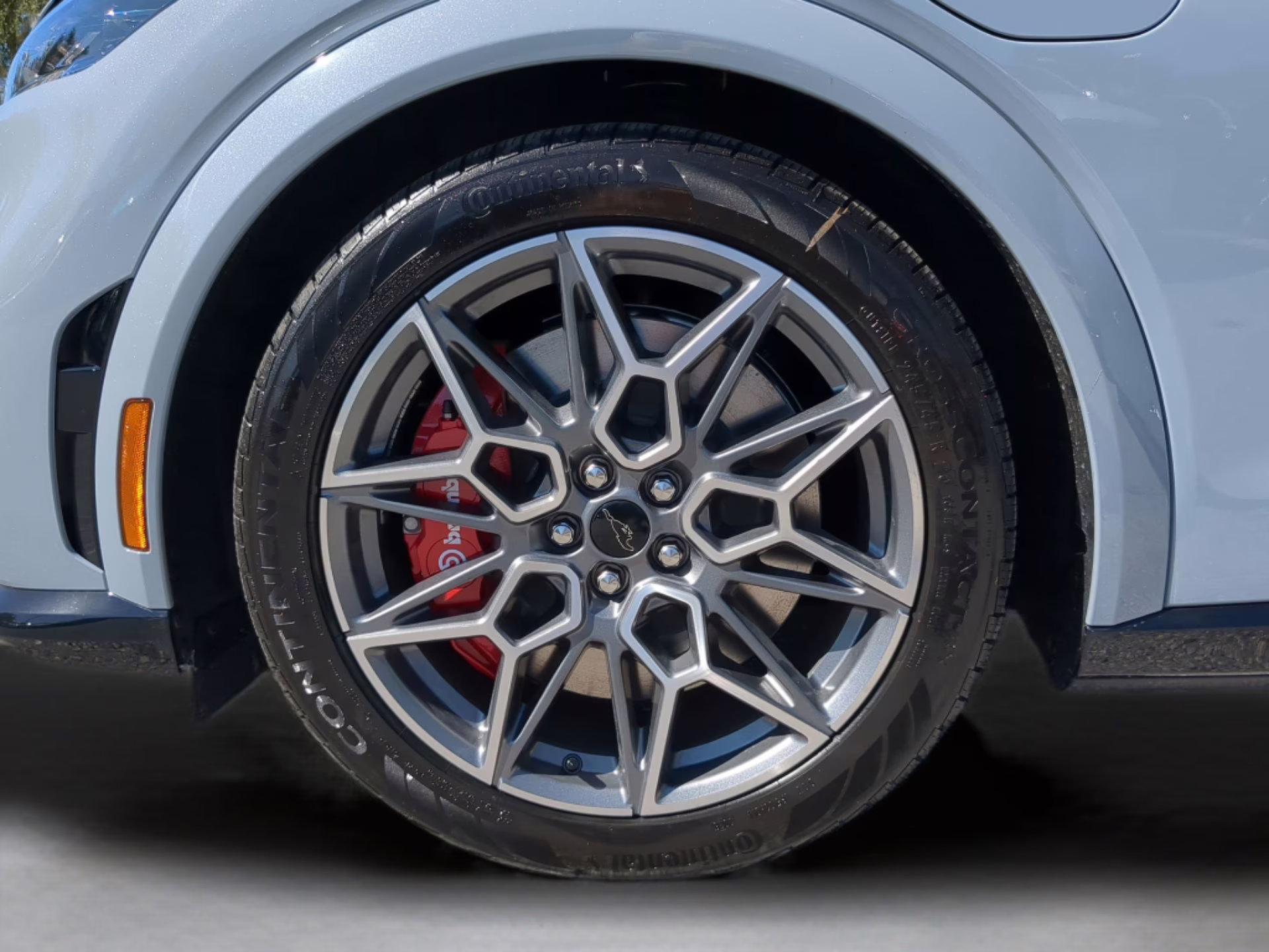 2025 Glacier Gray Metallic Tricoat Ford Mustang Mach-E GT AWD SUV